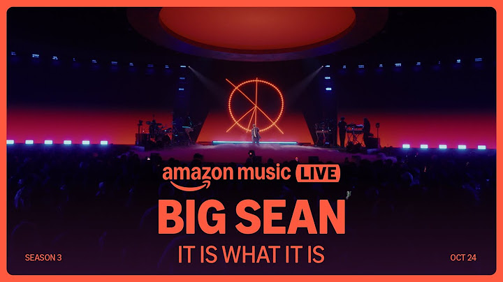 Big Sean - It Is What It Is (Amazon Music Live) | Amazon Music