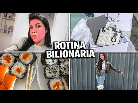 SEGUINDO A ROTINA DE UMA BILIONÁRIA POR UM DIA!