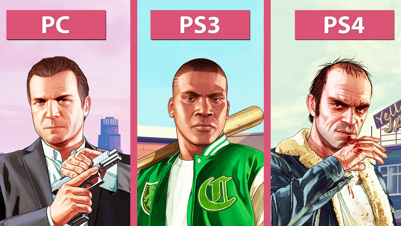 Grand Theft Auto 5 / GTA 5 - PS4 vs PS3 - 1080p Comparativa gráfica 