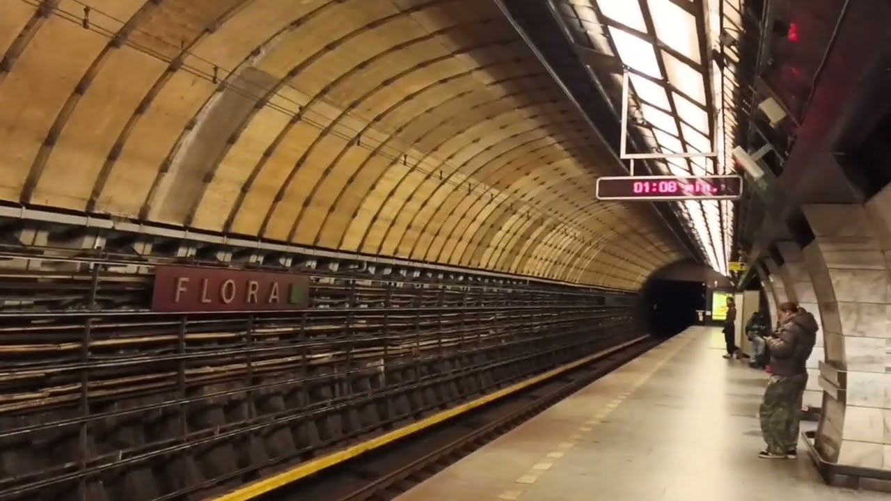 Stanice metra Flora před velkou rekonstrukcí 18.01.2026