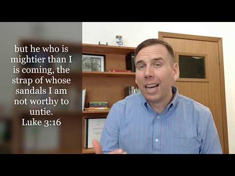 Luke 3:15-22 In Three Minutes, "Three points about Jesus"