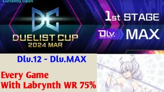 Every Game from Dlv.12 - Dlv.MAX In Duelist Cup With Labrynth | Yu Gi Oh Master Duel