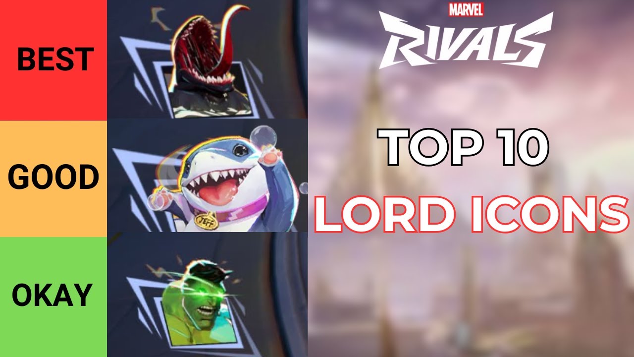 Top 10 Marvel Rivals Lord Icons - YouTube