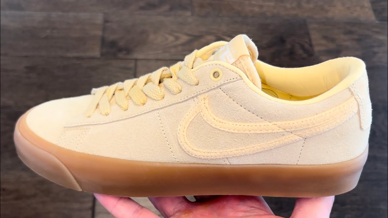 Nike SB Blazer Low Pro GT Premium Pale Vanilla Gum Suede  display picture 2