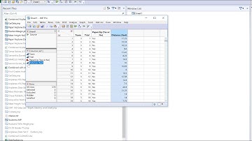 Importing Data into JMP