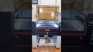 Making a BIG Sign on my AEON Mira 7 Laser - #aeonvip  @AeonLaserUSA