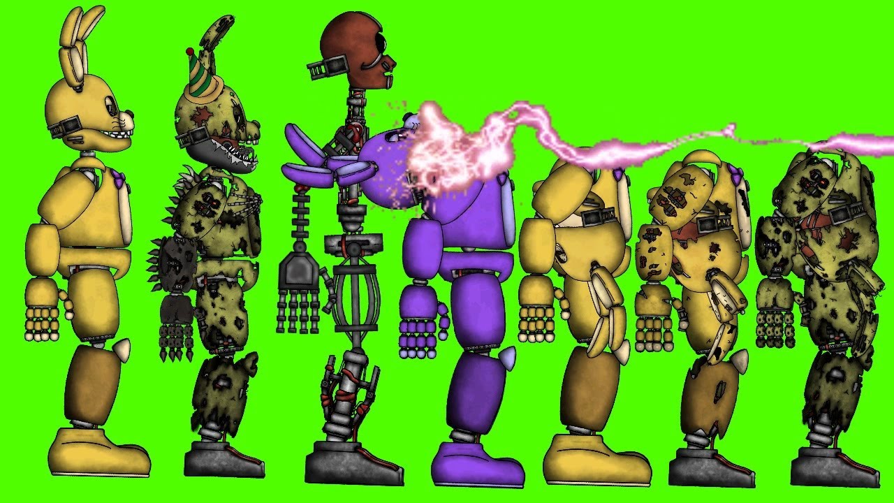 FNAF] Spring Bonnie, Withered, Sceleton Springtrap Pack DC2 👉🎁👈 । Drawing  Cartoons 2 Item Download - YouTube