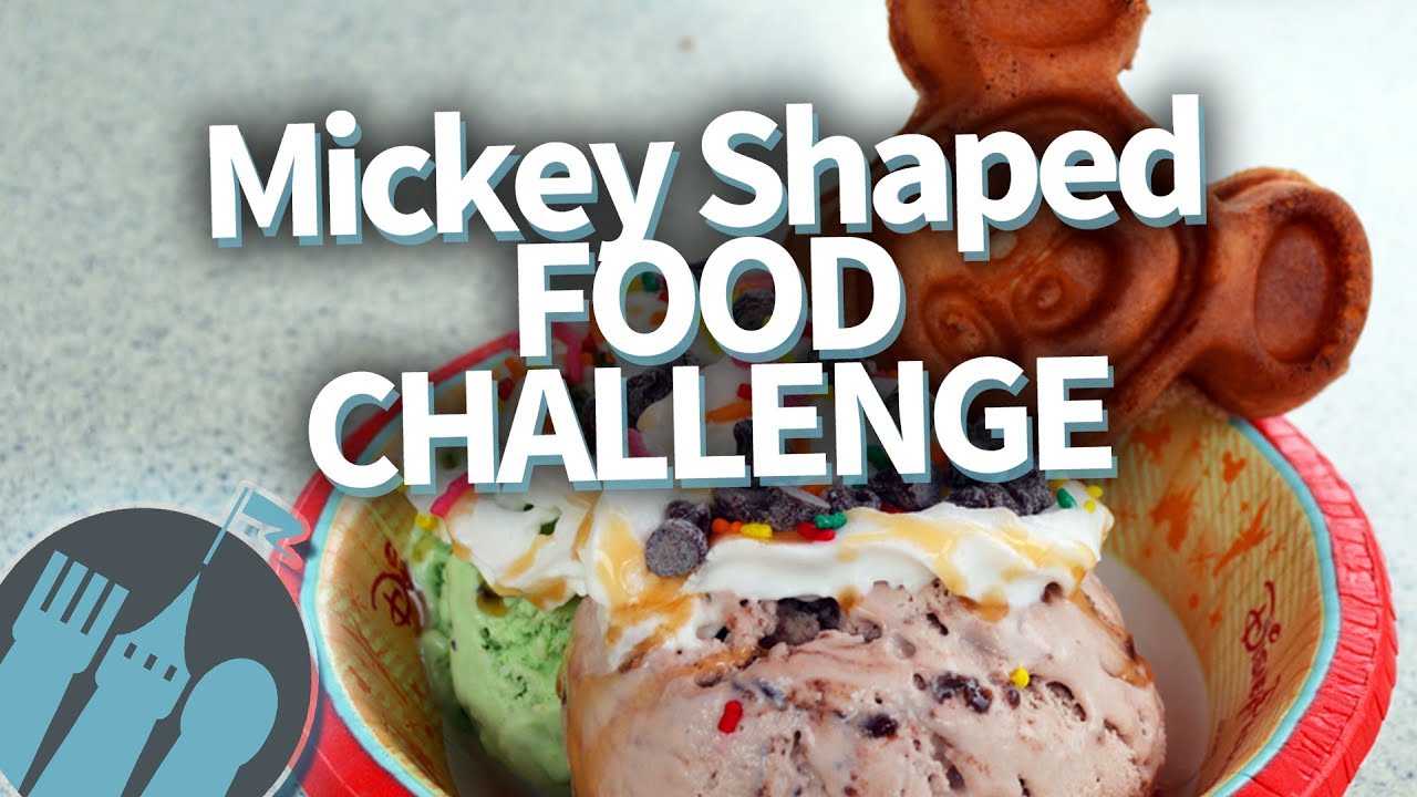 DISNEY FOOD CHALLENGE! Can You Eat ALL 19 Of These MickeyShaped Foods