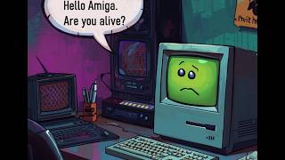 Amiga 1200 plays demos - My Amiga(music)