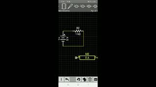 Basic circuit simulation using andriod simulator screenshot 1