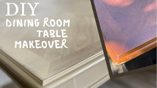 Dining Table Furniture Makeover Using @CountryChicPaint