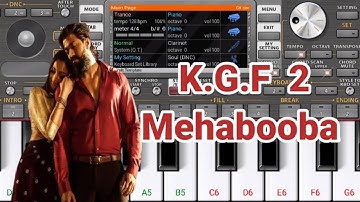K.G.F Chapter 2 - Mehabooba || Rocking 🌟 Yash || By ORG PIANO LESSONS