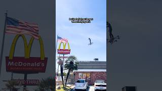 Flying Car at McDonalds with SkySurfer Aircraft 🚁 Flying Drone Vehicle. #shorts