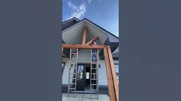 Installing ornamental cedar #trendingshorts #shortvideo #diy