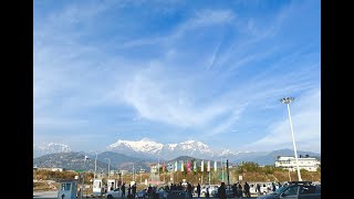 Pokhara live at International Airport: Amazing mountain view