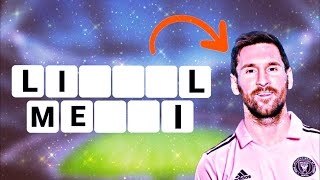 GUESS THE PLAYER WITH MISSING LETTER | QUIZ FOOTBALL 2023