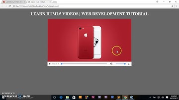 Learn How To Use The HTML5 Video Tag