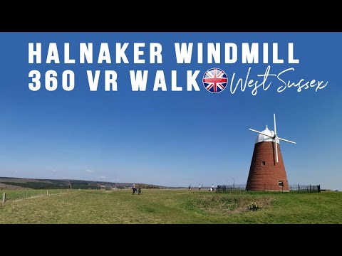 Halnaker Windmill relaxing walk West Sussex English countryside