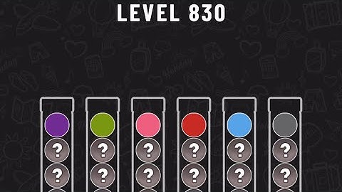 Ball Sort Puzzle Level 830 #ballsortpuzzle #ballsortpuzzlegameplay #puzzlegame #mobilegames