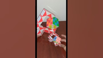 Making cube stand/holder with snake cube #music #unstoppable