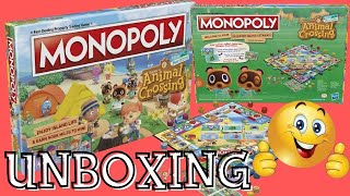 Animal Crossing Monopoly Board : Unboxing Update 2021
