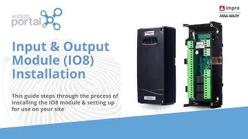 Input & Output Module (IO8) Installation - Access Portal v5