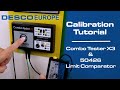 Combo tester x3  50426 limit comparator calibration tutorial  desco europe