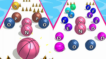 AZ Run - 2048 ABC Runner ! Ball Run Game Levels (86-90) Android Gameplay