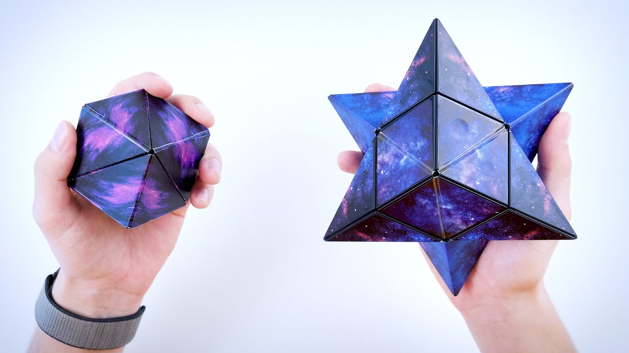 Amazing Transforming Cubes. Review of Changeable Magnetic Variety
