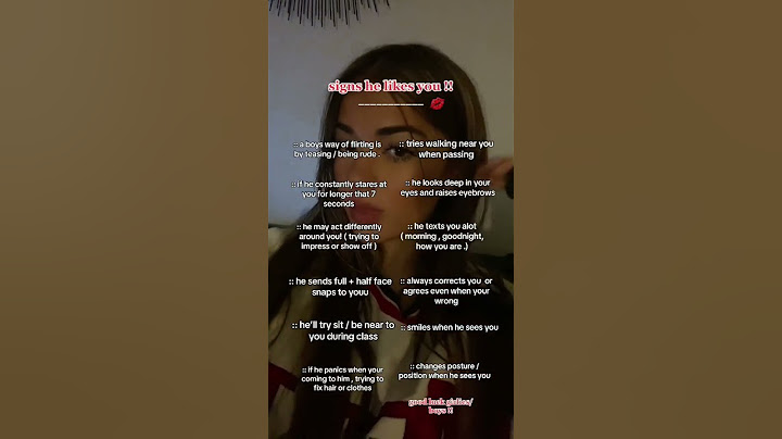 signs he likes you😍💘 // check cmmts!! #lolabekka #aesthetic #tips #love #crush #school #advice #like
