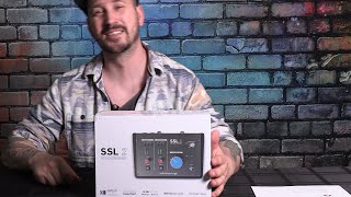 solid state logic ssl2 unboxing and quick setup
