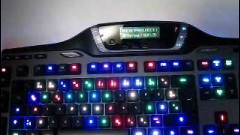 Colour Control of EACH Key - Logitech G15 RGB MOD