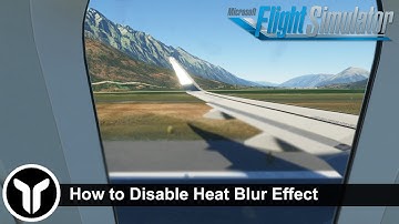 [MSFS] How to Disable the Exaggerated Engine Heat Blur Effect