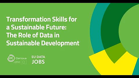 Transformation Skills for a Sustainable Future: The Role of Data in Sustainable Development