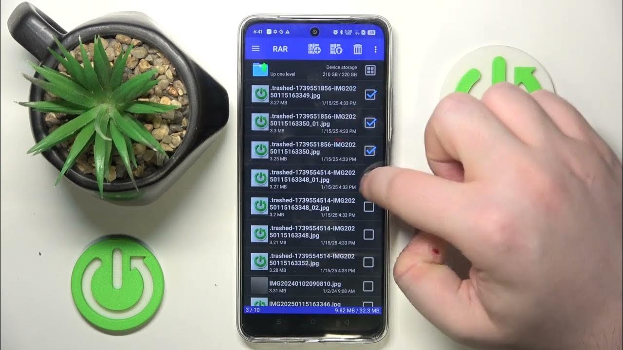 REALME V60 Pro How to Create a RAR Archive? Organize Files
