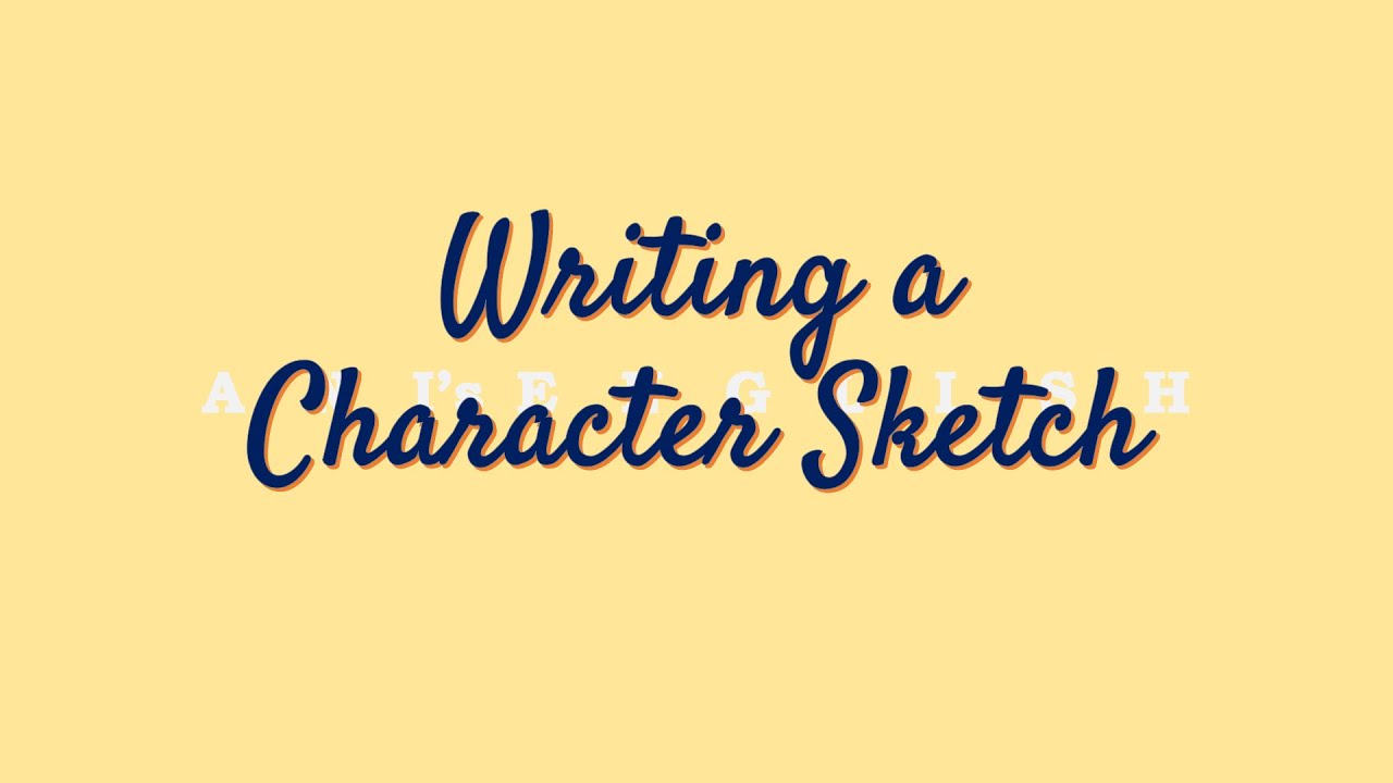 writing a character sketch  ESL worksheet by nohamohamed