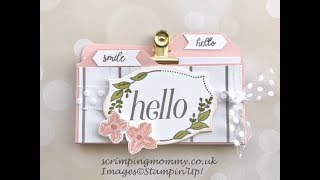 Mini file folder notebook, craft fair idea, #100things
