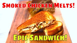 How to make a delicious grilled/smoked chicken salad melt using
leftover chicken!!