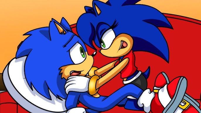 SSSJarka on X: Sonic and shadow are kissing! Omg sonadow is real 😱   / X