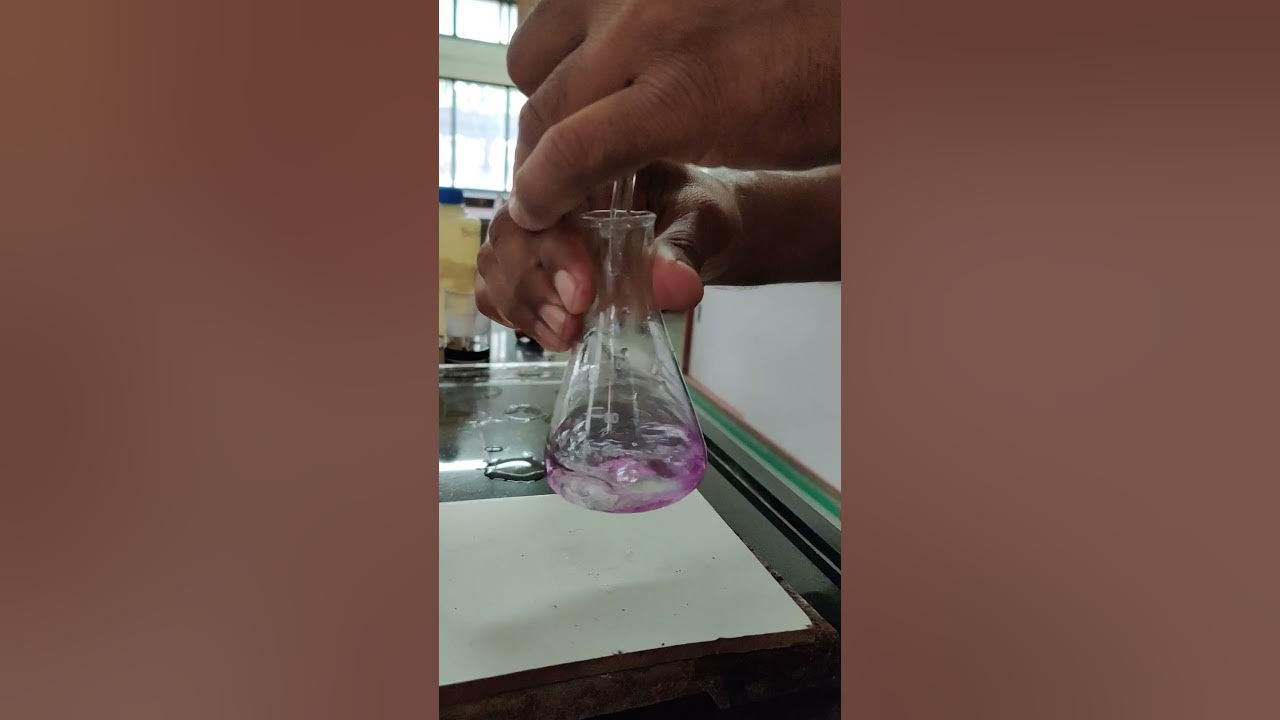 EDTA TITRATION DETERMINATION OF TOTAL HARDNESS OF WATER YouTube