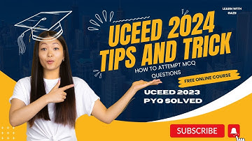 UCEED 2023 Paper Solution & Pro Tips for UCEED 2024 | Mastering Multiple Choice Questions"#uceed2024