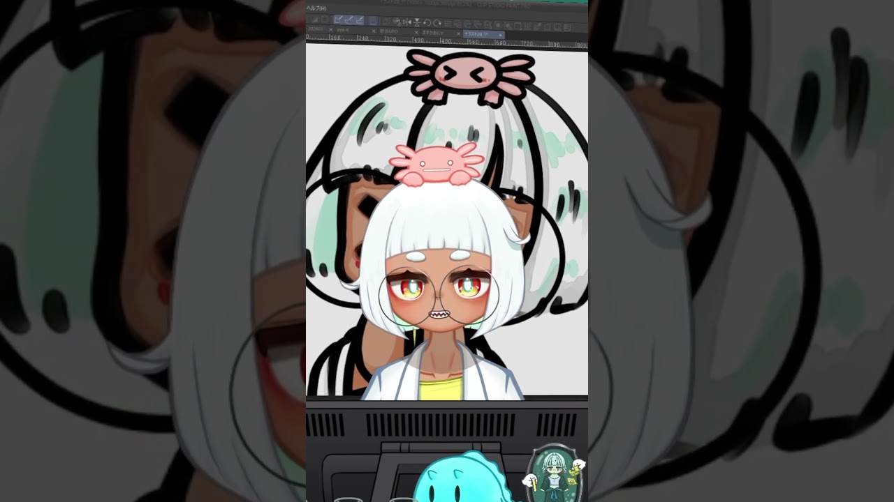 今日はもうクロッキーした? #vtuber #イラスト #clipstudio #drawing #digitalart
