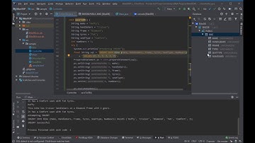 IntelliJ Save To Database with a Prepared Statement
