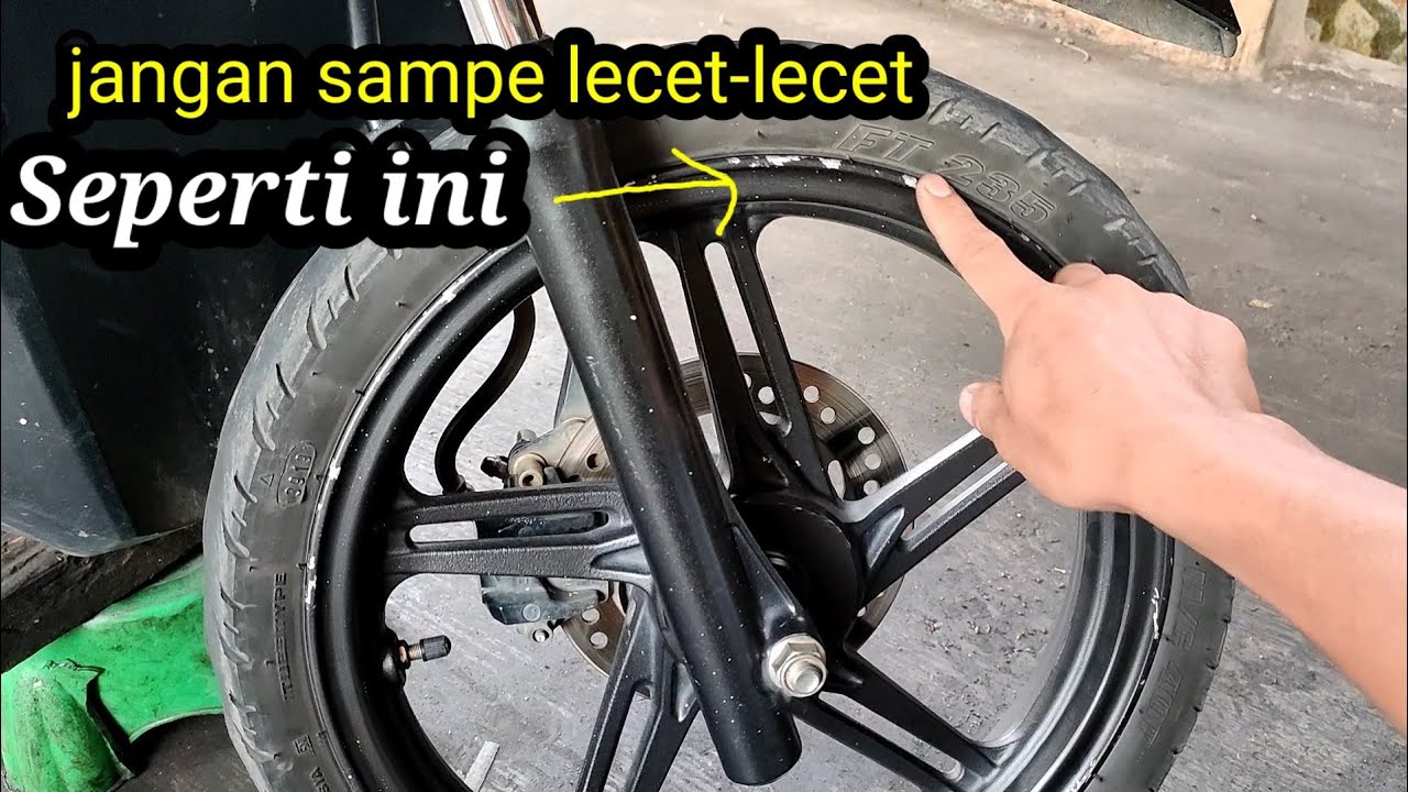 Cara ganti ban tubeles dengan alat seadanya