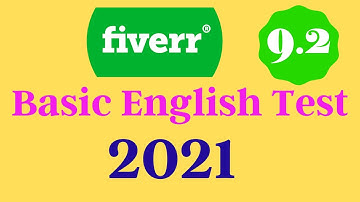 Fiverr English Test 2021। Fiverr Basic English Test 2021।How to Pass Fiverr English Skills Test 2021