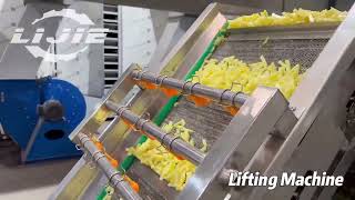 Small Scale Full Automatic Frozen French Fries Production Line