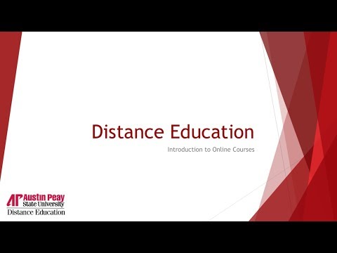 APSU Distance Education Introduction To Online Courses