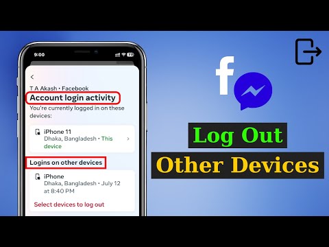 How To Log Out Of Facebook Messenger From Other Devices Logout Facebook Messenger On All Devices 
