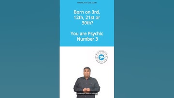 Psychic Number 3, Numerology for born on 3rd, 12th, 21st or 30th #numerology #numerologist