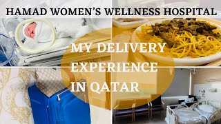 5 star hospital facilities for free in qatar || bag packing || food details || hospital room tour